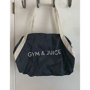 🍋NWOT Gym + Juice Denim Bag